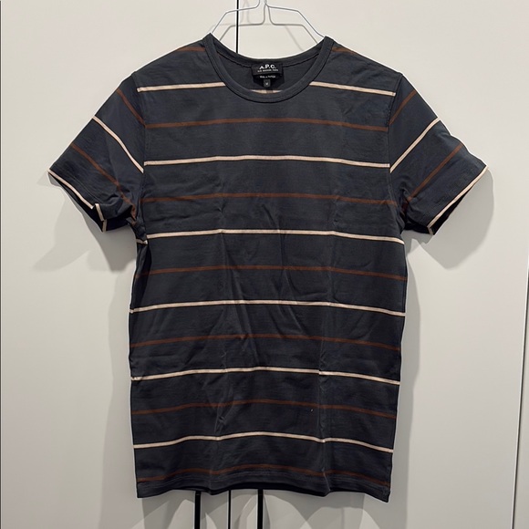 A.P.C. Jimmy T-shirt Gray/Green - Picture 1 of 3